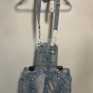 Dolce & Gabbana blue denim skirt overall, size 42
